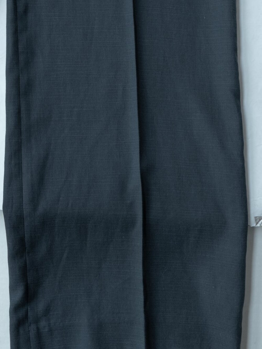 Banana Republic Wide Leg Pants Navy Blue Slub Corporate Drapey Capsule Trouser - Picture 9 of 11